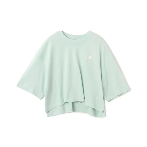 New Balance Graphic SS25 T-Shirt Женская Глиняной Серый