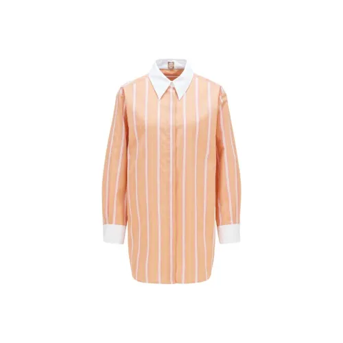 HUGO BOSS Светло-оранжевые Женские Рубашки