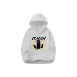 С капюшоном, флисовая подкладка, светло-серый