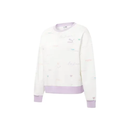 PUMA Белый Женские Свитшоты