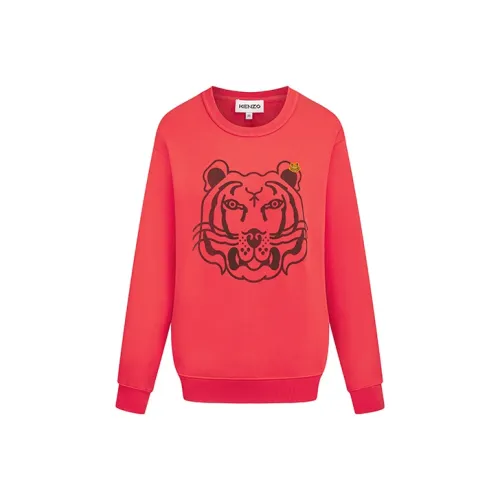 KENZO Оранжево-красные Женские Свитшоты