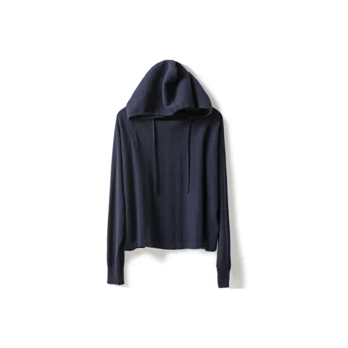 Yvette Худи Свитшот Женский Темно-Синий