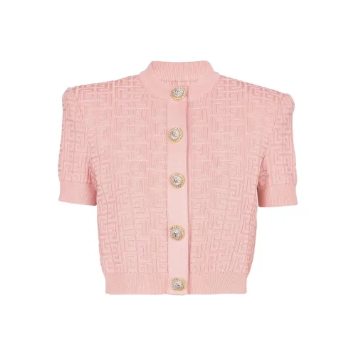 BALMAIN FW24 Трикотаж Женский Розовый