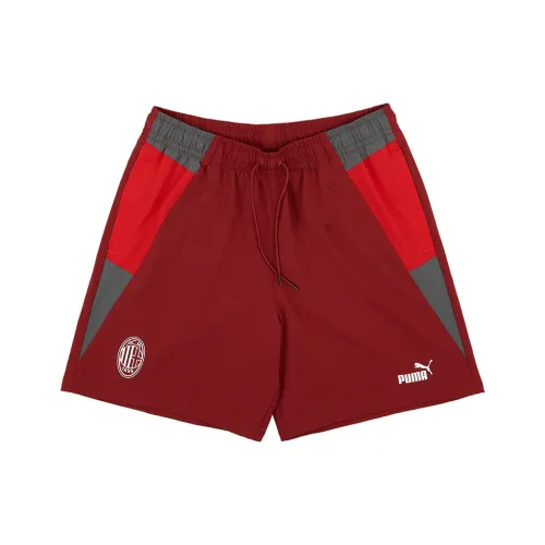 PUMA AC Milan Training Shorts Football Lower Men's Red Black Legion
