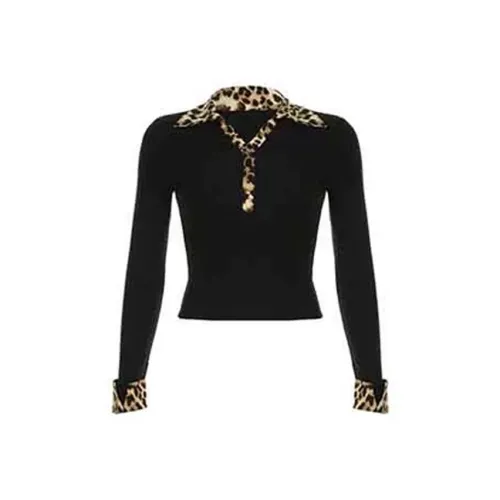 VKXOW Стандартная T-рубашка Женская Черная