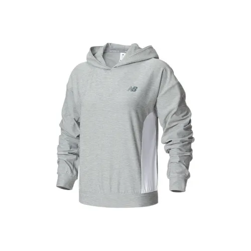 New Balance совместный бренд Толстовка Женская Серого цвета