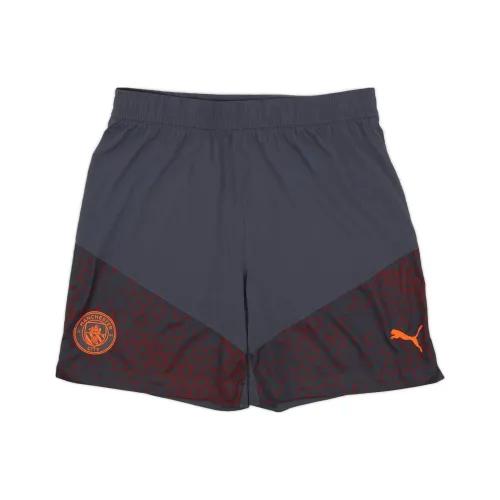 PUMA Тренировочные Шорты Manchester City Футбол Низ Унисекс Черный