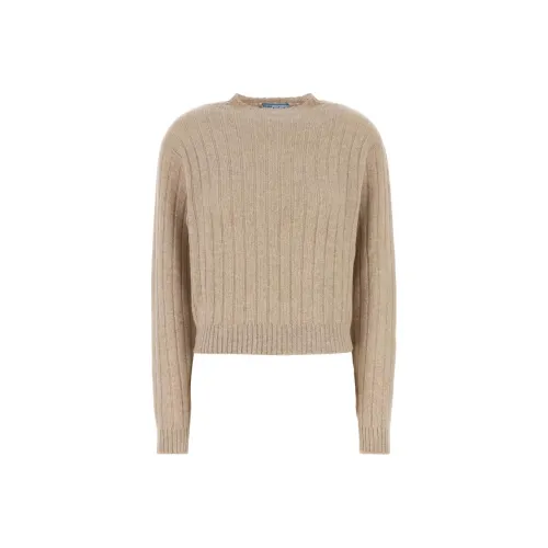 PRADA Коричневые Женские Свитеры