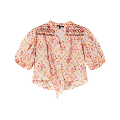 Maje Розовые Женские Рубашки