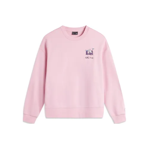 Подкладка Sports Life Collection Толстовка Женская Прозрачно-Розовая