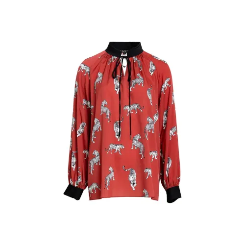 LIZZY Ржаво-красные Женские Рубашки