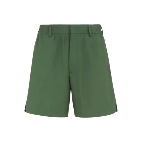 FENDI Повседневные шорты Мужские Зеленые