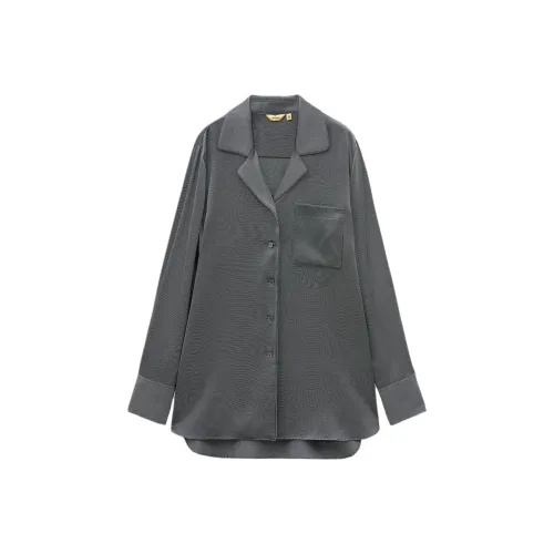 INSUN Черные Женские Рубашки