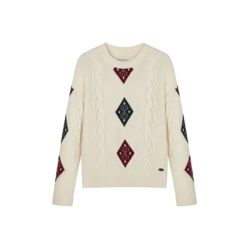 Teenie Weenie Свитер Женский Айвори Белый