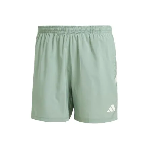 Adidas Повседневные шорты Мужские Серебристо-зеленые