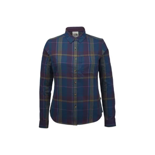 THE NORTH FACE Рубашка Женская Синяя Фиолетовая