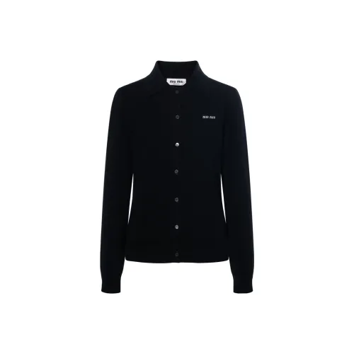 MIU MIU SS24 Трикотаж Женский Черный