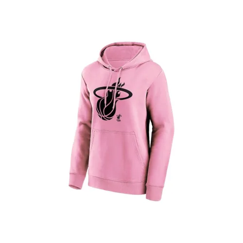 NBA Miami Heat Мода Цвет Логотип Толстовка Женская Розовая