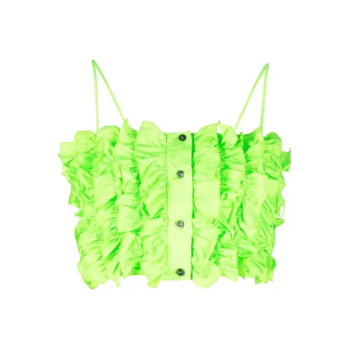 MSGM Зеленый Женский Топ