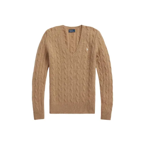 Polo Ralph Lauren FW24 Трикотаж Женский CAMEL Смешанный Цвет