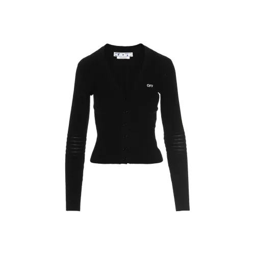 Off Белый FW22 Черный Женские Трикотаж