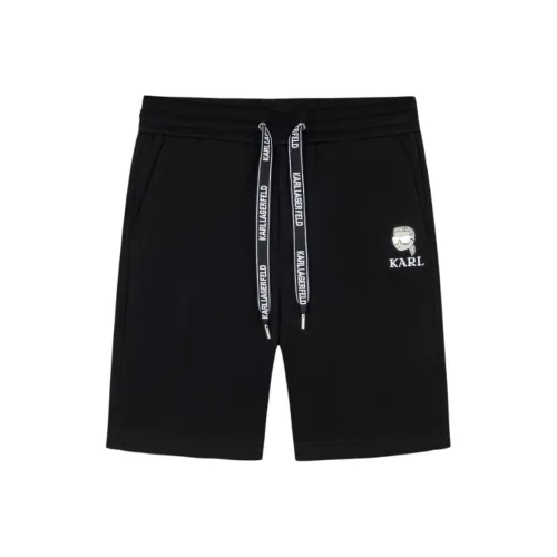 Шорты KARL LAGERFELD Повседневные Мужские Черные