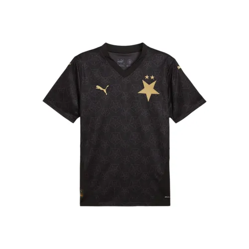PUMA SK Slavia SS24 Away Jersey Men Retro Football Jersey Men's Black
