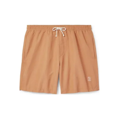 BRUNELLO CUCINELLI CAMEL Мужские Повседневные Шорты