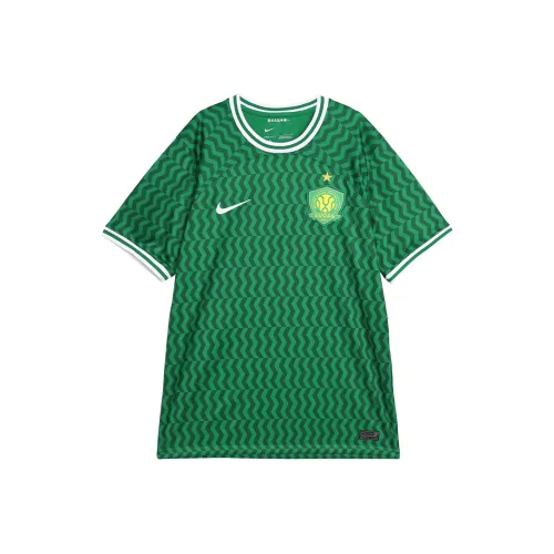 Nike Dri Fit Футбол Джерси Мужской Сосновый Зеленый