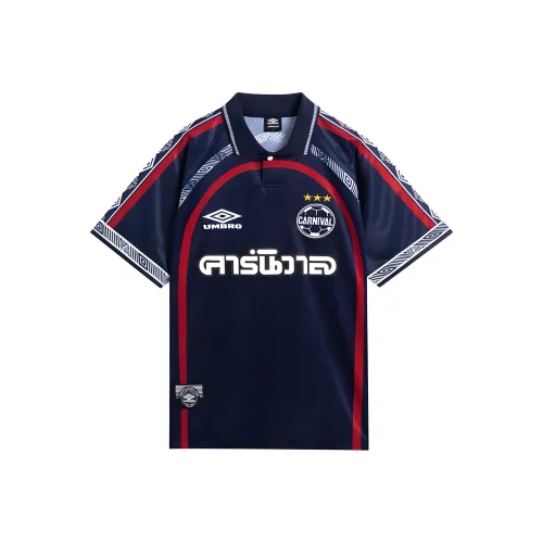 Umbro Carnival Co Branded Модель SS24 Футбол Джерси Унисекс Темно-синий