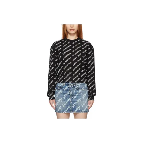 Balenciaga Свитер Женский Черный