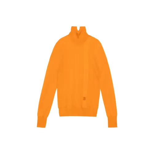 Burberry Кашемировый свитер женский оранжевый