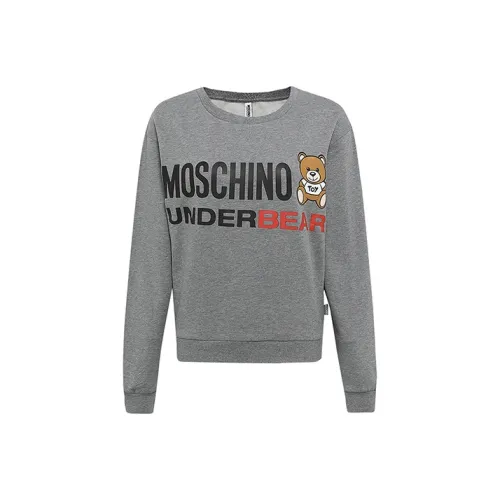 MOSCHINO Свитшот Женский Серый