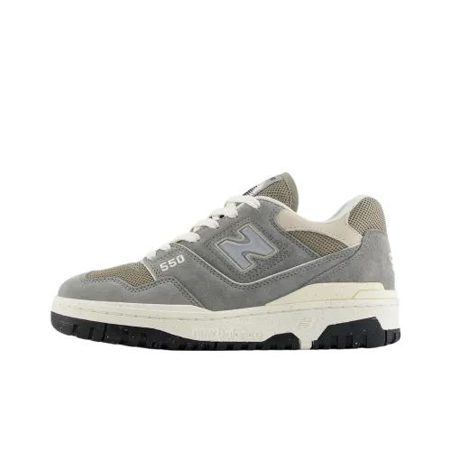 New Balance NB 550 Low Топ Скейтборд Кроссовки Женские Серый Белый