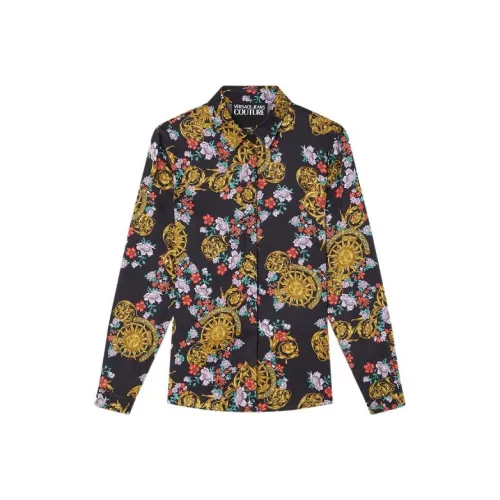 VERSACE JEANS COUTURE SS22 Рубашка Женская Черная