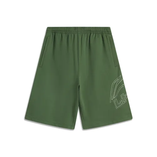 Лайнер Повседневные Шорты Мужские Темно-Полевой Зеленый