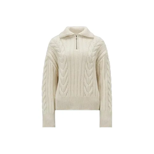 Moncler Экрю Женские Свитеры