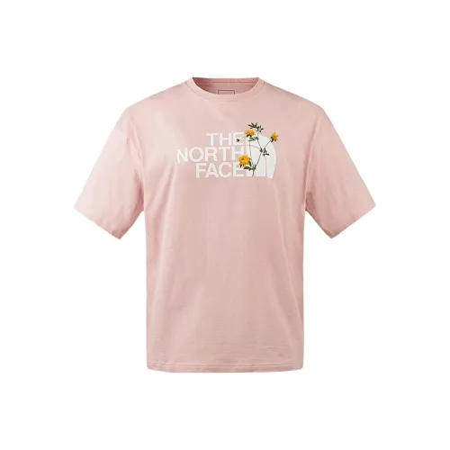 The North Face Рукав с оборванным плечом T-рубашка Женская Туманно-розовая