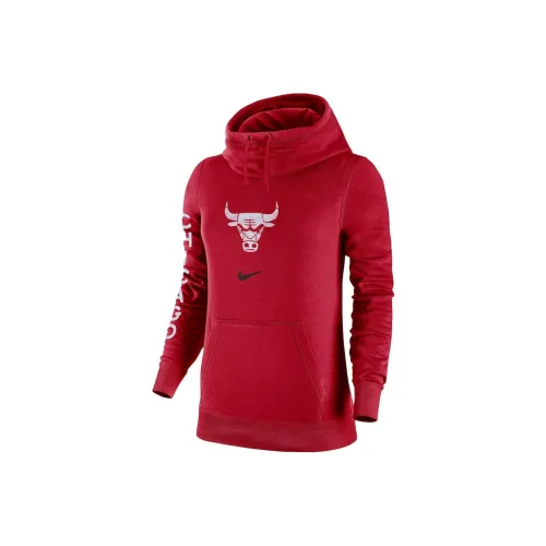 NBA Chicago Bulls Nike Городской Edition Толстовка Женские Красный