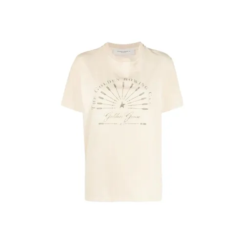 Golden Goose Бежевые Женские Футболки