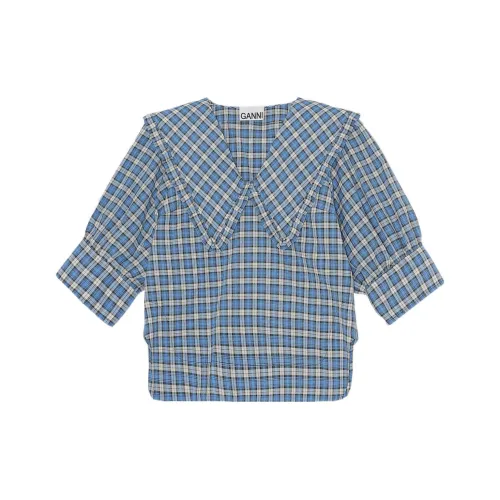GANNI Синие Женские Рубашки