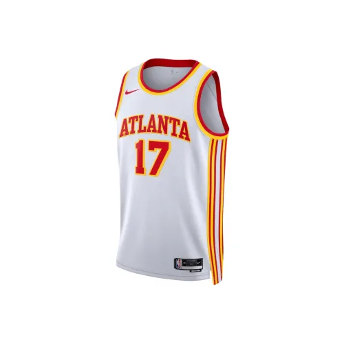NBA x Nike Atlanta Hawks Баскетбольная Джерси Унисекс Белая