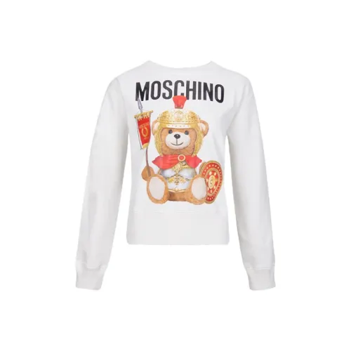 MOSCHINO Белый Женские Свитшоты