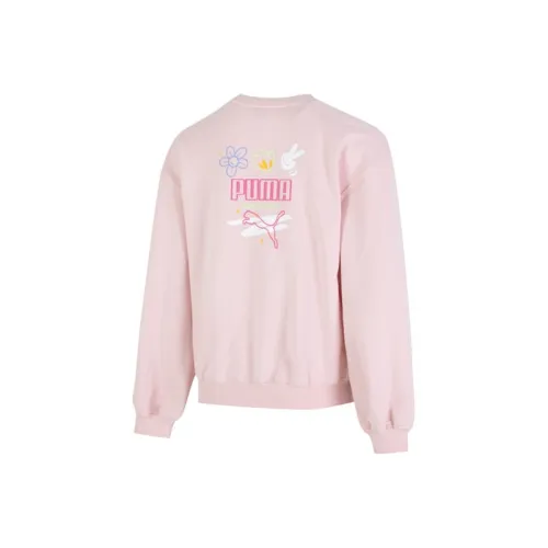 PUMA Свитшот Женские Лотос Цвет