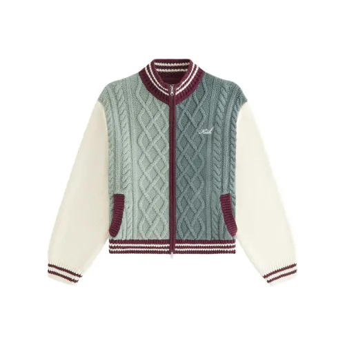 KITH FW24 Свитер Женский Белый Зеленый