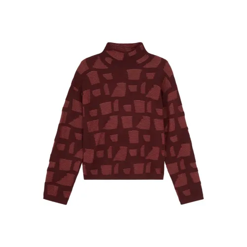 Paul Smith Темно-фиолетово-красные Женские Свитеры