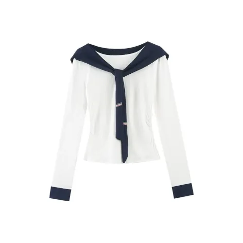 KYKW Стандартная футболка Женская Белая