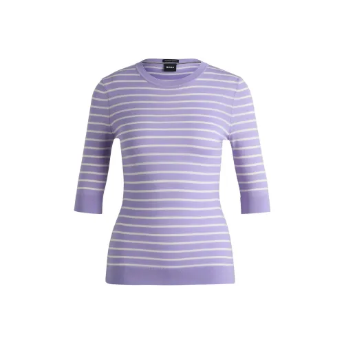 HUGO BOSS Фиолетовые Женские Свитеры