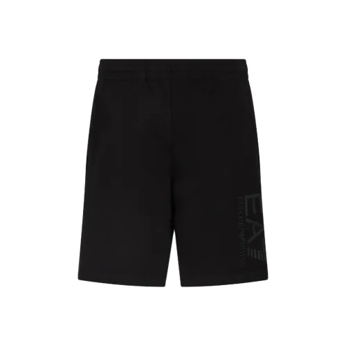 EMPORIO ARMANI EA7 Повседневные шорты Мужские Черные
