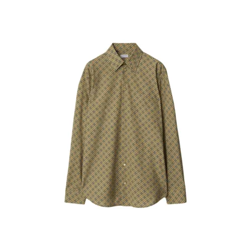 Burberry Рубашка Женская Светлая Шалфей Зеленый